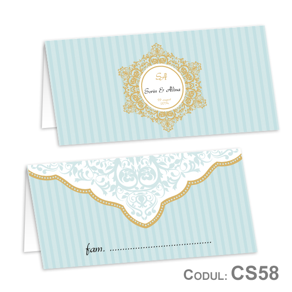 Place Card nunta CS58 Place Card nunta CS58